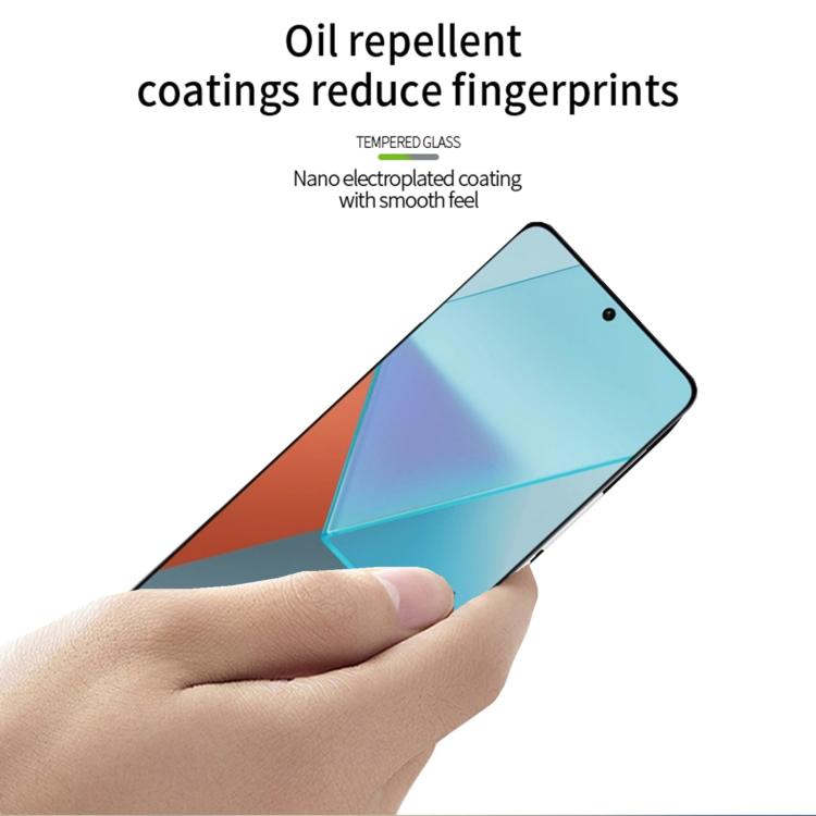 For Xiaomi Redmi Note 13 Pro+ PINWUYO 9H 3D Hot Bending Tempered Glass Film(Black) - free shipping - PMC TechLife - Order now!