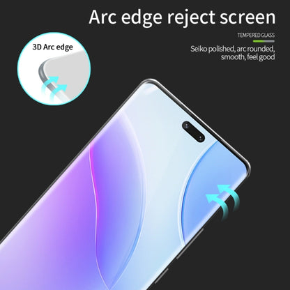 For Honor 90 Pro MOFI 9H 3D Hot Bending Tempered Glass Film(Black) - Honor Tempered Glass by MOFI | Online Shopping South Africa | PMC Jewellery