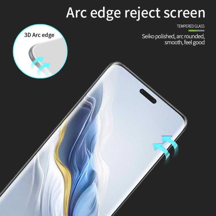 For Honor Magic6 MOFI 9H 3D Hot Bending Tempered Glass Film(Black) - Honor Tempered Glass by MOFI | Online Shopping South Africa | PMC TechLife | Buy Now Pay Later Mobicred