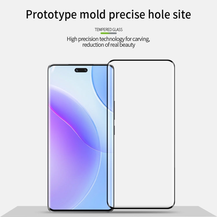 For Xiaomi Civi 3 MOFI 9H 3D Hot Bending Tempered Glass Film(Black) -  by MOFI | Online Shopping South Africa | PMC TechLife