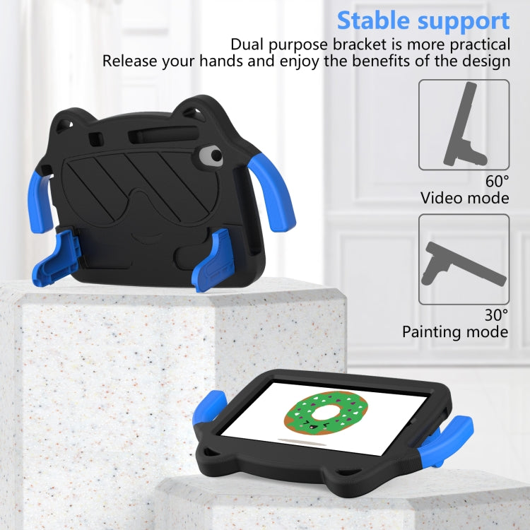 For Lenovo Tab M8 HD 8505F/X8705F 2rd Gen Ice Baby EVA Shockproof Hard PC Tablet Case(Black+Blue) - Lenovo by PMC TechLife | Online Shopping South Africa | PMC TechLife | Buy Now Pay Later Mobicred