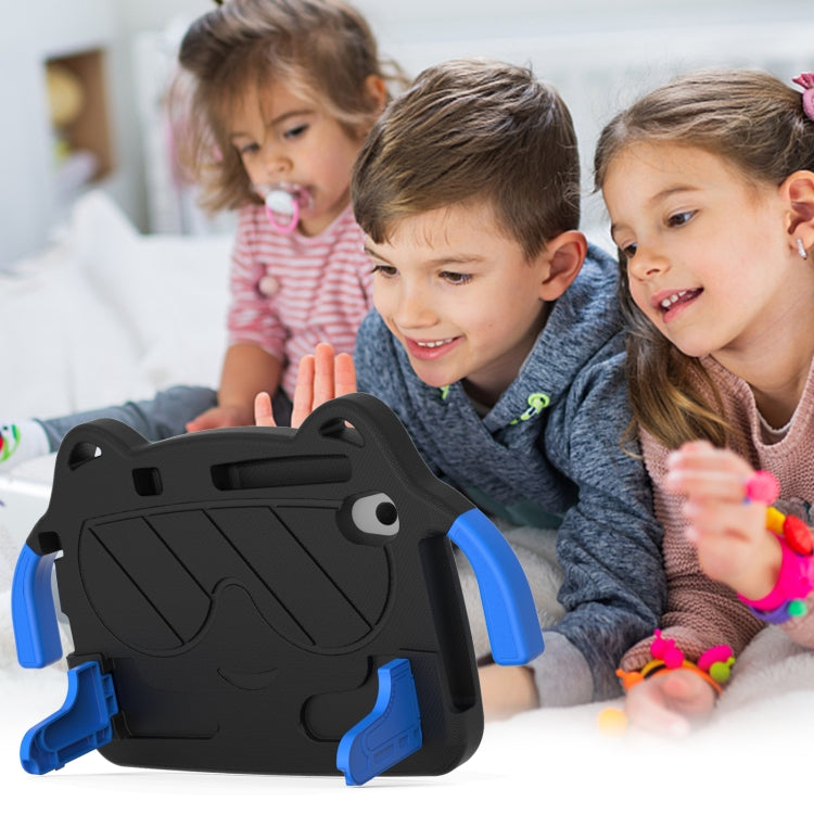 For Huawei MediaPad M5 Lite 8.0 Ice Baby EVA Shockproof Hard PC Tablet Case(Black+Blue) - Huawei by PMC TechLife | Online Shopping South Africa | PMC TechLife | Buy Now Pay Later Mobicred