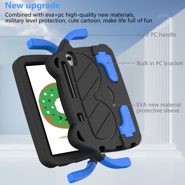 For Huawei MediaPad M5 Lite 8.0 Ice Baby EVA Shockproof Hard PC Tablet Case(Black+Blue) - Huawei by PMC TechLife | Online Shopping South Africa | PMC TechLife | Buy Now Pay Later Mobicred