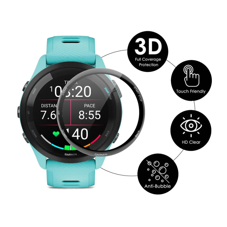 For Garmin Forerunner 265 5pcs ENKAY 3D Full Coverage Soft PC Edge PMMA HD Screen Protector Film - free shipping - PMC TechLife - Order now!