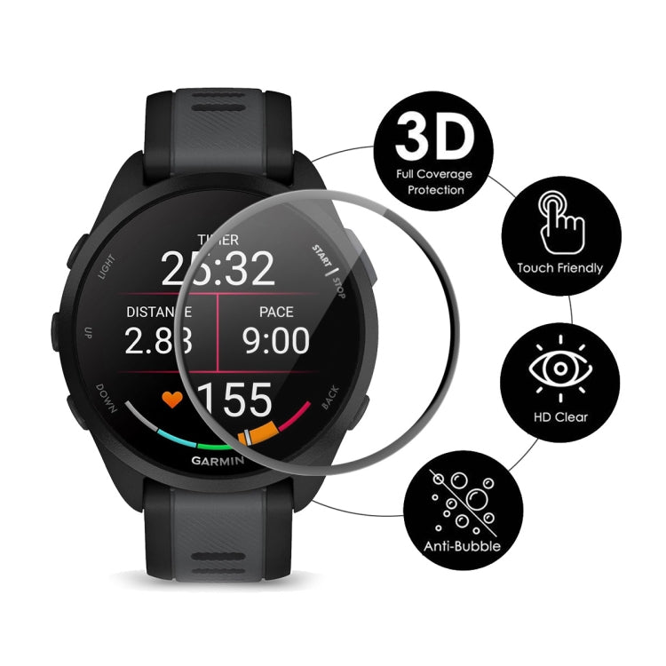 For Garmin Forerunner 165 / 165 Music 5pcs ENKAY 3D Full Coverage Soft PC Edge PMMA HD Screen Protector Film - free shipping - PMC TechLife - Order now!