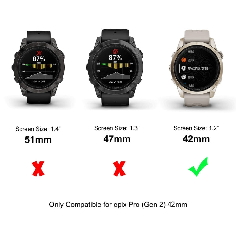 For Garmin Epix Pro Gen 2 42mm 10pcs ENKAY 3D Full Coverage Soft PC Edge PMMA HD Screen Protector Film - free shipping - PMC TechLife - Order now!