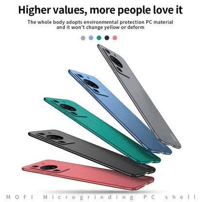 For Huawei P60 / P60 Pro MOFI Fandun Series Frosted PC Ultra-thin All-inclusive Phone Case(Green) - Huawei Cases by MOFI | Online Shopping South Africa | PMC Jewellery