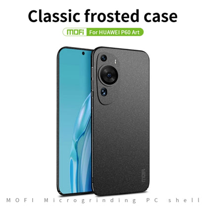 For Huawei P60 Art MOFI Fandun Series Frosted PC Ultra-thin All-inclusive Phone Case(Blue) - Huawei Cases by MOFI | Online Shopping South Africa | PMC Jewellery