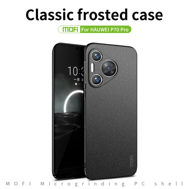 For Huawei P70 Pro MOFI Fandun Series Frosted PC Ultra-thin All-inclusive Phone Case(Gray) - Huawei Cases by MOFI | Online Shopping South Africa | PMC Jewellery