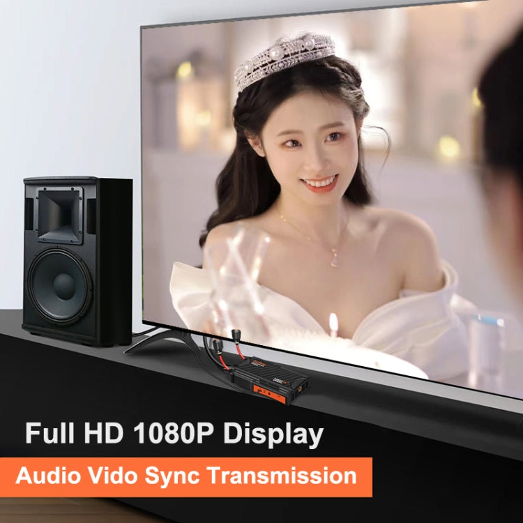 009 Pro 300m Wireless Screen Casting Video Transmitter Receiver Wireless Display Dongle Adapter(UK Plug) - Adapter by PMC TechLife | Online Shopping South Africa | PMC TechLife | Buy Now Pay Later Mobicred