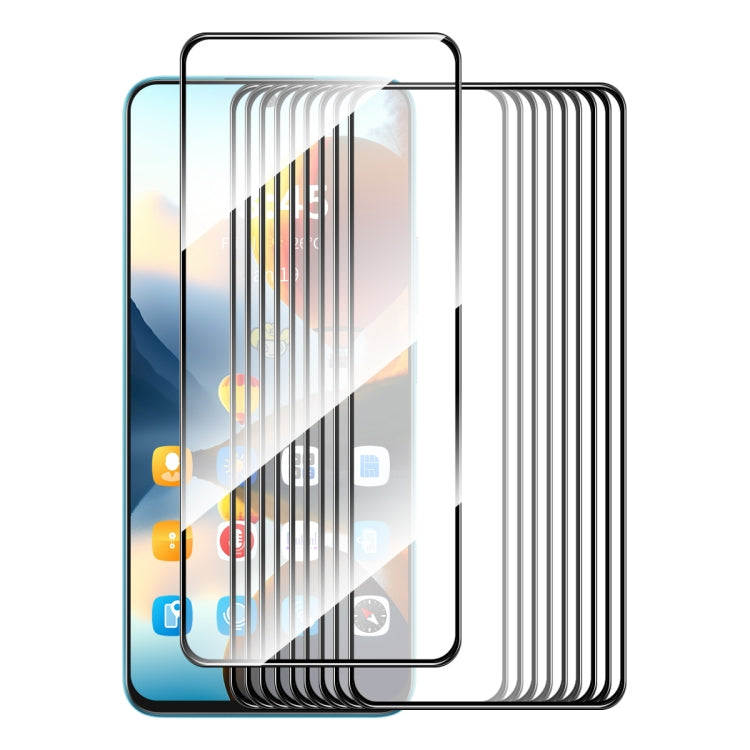 For Motorola Moto G24 4G 10pcs ENKAY Full Glue High Aluminum-silicon Tempered Glass Film - Motorola Tempered Glass by ENKAY | Online Shopping South Africa | PMC Jewellery | Buy Now Pay Later Mobicred