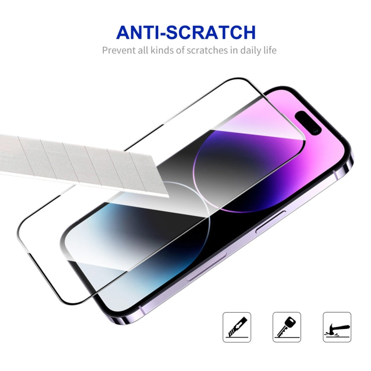 For iPhone 16 Pro Max ENKAY Full Glue High Aluminum-silicon Tempered Glass Film - iPhone 16 Pro Max Tempered Glass by ENKAY | Online Shopping South Africa | PMC Jewellery | Buy Now Pay Later Mobicred