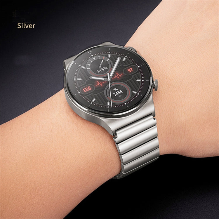 For Huawei Watch 4 / 4 Pro Titanium Alloy Quick Release Watch Band(Silver) - Watch Bands by PMC TechLife | Online Shopping South Africa | PMC TechLife
