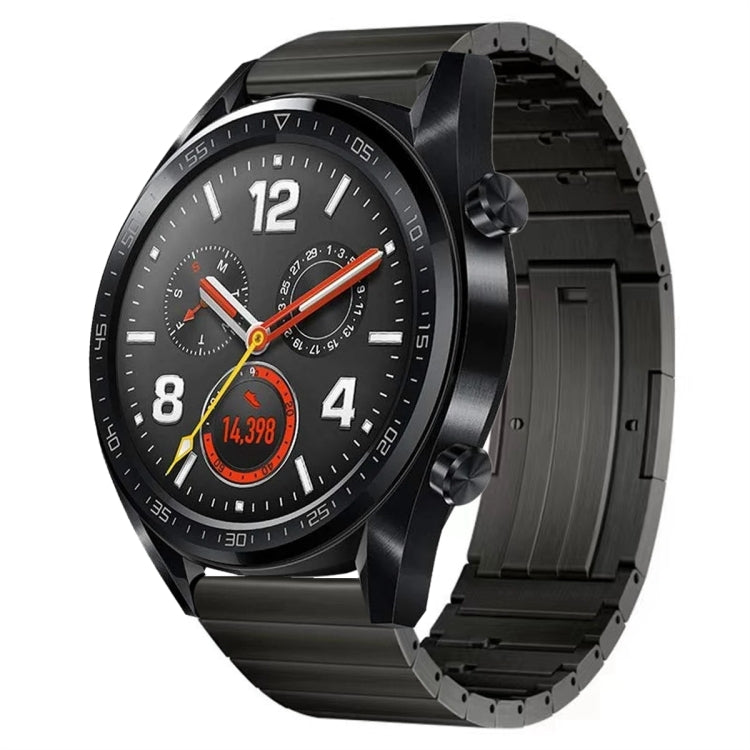 For Huawei Watch GT 42mm / 46mm Titanium Alloy Quick Release Watch Band(Gray) - Watch Bands by PMC TechLife | Online Shopping South Africa | PMC TechLife