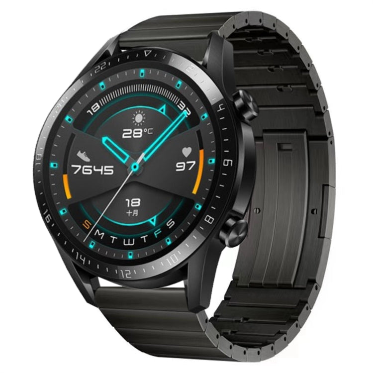 For Huawei Watch GT2 46mm Titanium Alloy Quick Release Watch Band(Gray) - Watch Bands by PMC TechLife | Online Shopping South Africa | PMC TechLife