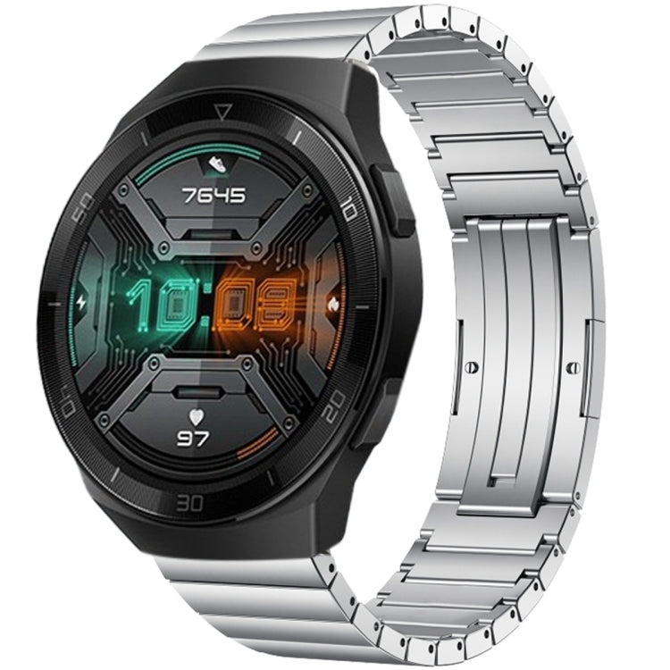 For Huawei Watch GT 2e One Bead Titanium Alloy Watch Band(Silver) - Watch Bands by PMC TechLife | Online Shopping South Africa | PMC TechLife
