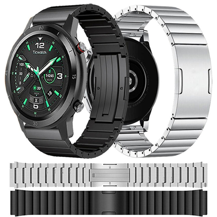 For Huawei Watch 3 Pro One Bead Titanium Alloy Watch Band(Black) - Watch Bands by PMC Jewellery | Online Shopping South Africa | PMC Jewellery