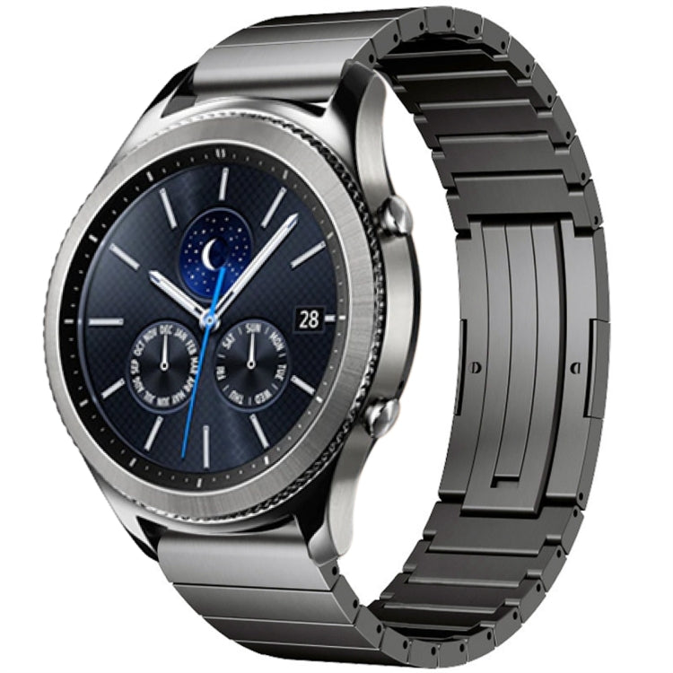 For Samsung Gear S3 Classic One Bead Titanium Alloy Watch Band(Gray) - Watch Bands by PMC TechLife | Online Shopping South Africa | PMC TechLife | Buy Now Pay Later Mobicred