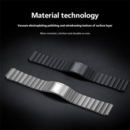 For Samsung Gear S3 Classic One Bead Titanium Alloy Watch Band(Gray) - Watch Bands by PMC Jewellery | Online Shopping South Africa | PMC Jewellery