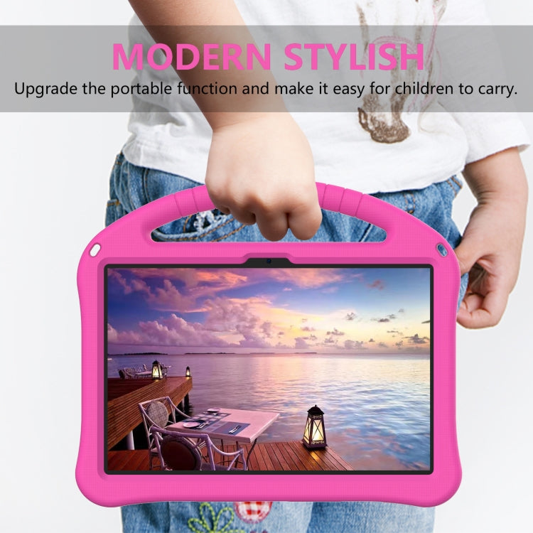 For Amazon Fire Max 11 2023 EVA Shockproof Tablet Case with Holder(RoseRed) - Amazon by PMC TechLife | Online Shopping South Africa | PMC TechLife | Buy Now Pay Later Mobicred