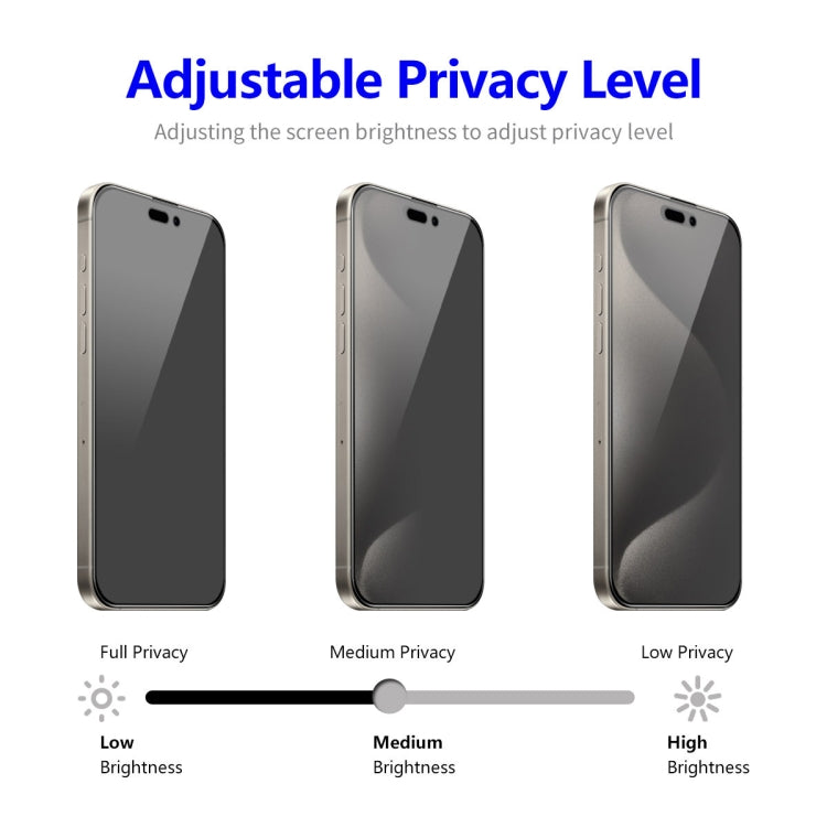 For iPhone 16 Pro Max 5pcs ENKAY Hat-Prince 28�� Anti-peeping Tempered Glass Protector Full Screen Film - iPhone 16 Pro Max Tempered Glass by ENKAY | Online Shopping South Africa | PMC TechLife | Buy Now Pay Later Mobicred