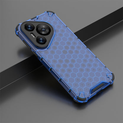 For Huawei Pura 70 Shockproof Honeycomb Phone Case(Blue) - Huawei Cases by PMC Jewellery | Online Shopping South Africa | PMC Jewellery | Buy Now Pay Later Mobicred