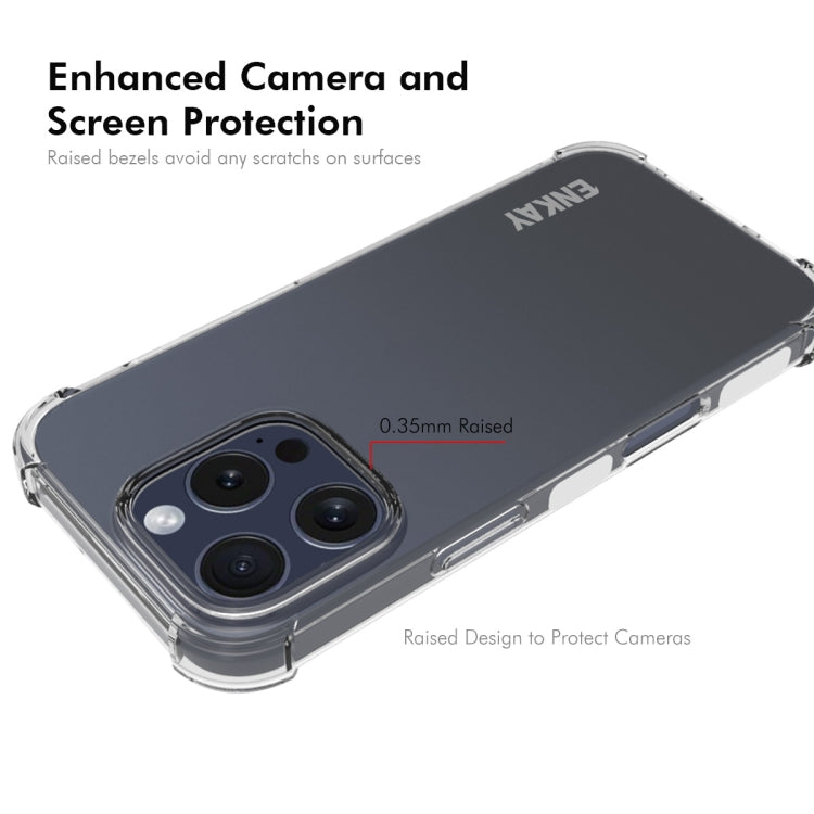 For iPhone 16 Pro Max ENKAY Hat-Prince Transparent TPU Shockproof Phone Case - iPhone 16 Pro Max Cases by ENKAY | Online Shopping South Africa | PMC TechLife | Buy Now Pay Later Mobicred