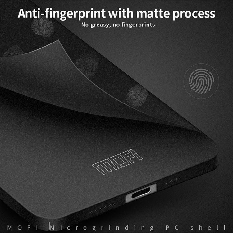 For iPhone 15 Pro Max MOFI Fandun Series Frosted PC Ultra-thin All-inclusive Phone Case(Black) - iPhone 15 Pro Max Cases by MOFI | Online Shopping South Africa | PMC Jewellery