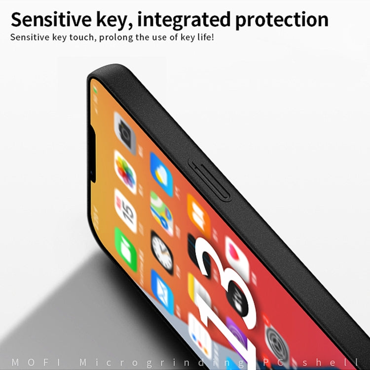 For iPhone 15 Plus  MOFI Fandun Series Frosted PC Ultra-thin All-inclusive Phone Case(Black) - More iPhone Cases by MOFI | Online Shopping South Africa | PMC TechLife