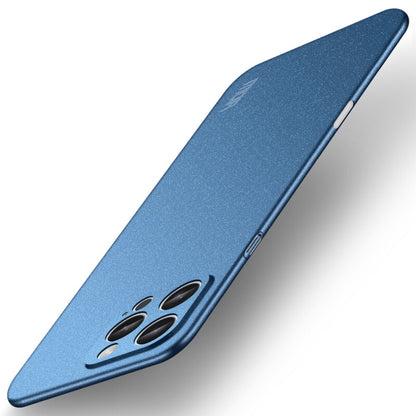 For iPhone 16 Pro Max MOFI Fandun Series Frosted PC Ultra-thin All-inclusive Phone Case(Blue) - iPhone 16 Pro Max Cases by MOFI | Online Shopping South Africa | PMC Jewellery | Buy Now Pay Later Mobicred