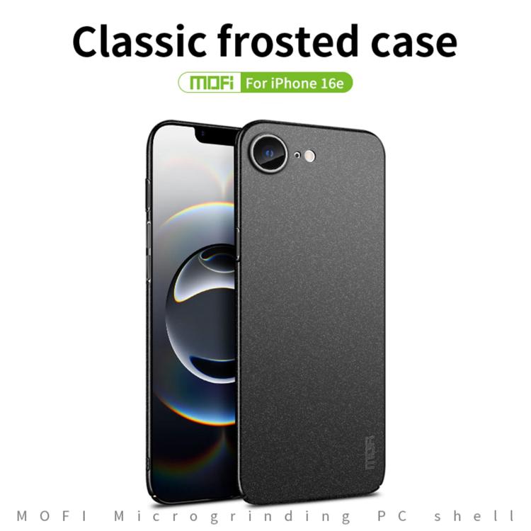 For iPhone 16e MOFI Fandun Series Frosted PC Ultra-thin All-inclusive Phone Case(Red) - free shipping - PMc TechLife - Order now!