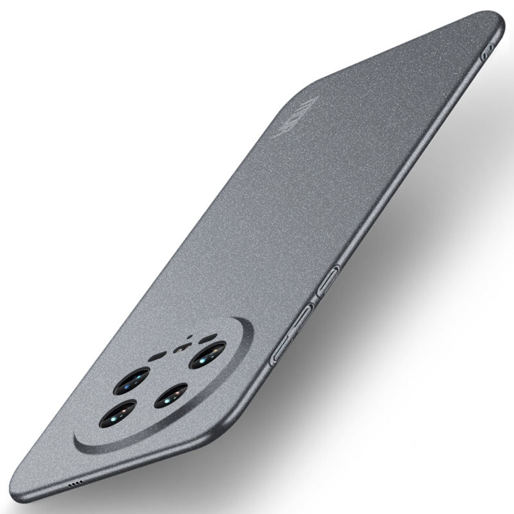 For Xiaomi 14 Ultra MOFI Fandun Series Frosted PC Ultra-thin All-inclusive Phone Case(Gray) - 14 Ultra Cases by MOFI | Online Shopping South Africa | PMC Jewellery | Buy Now Pay Later Mobicred