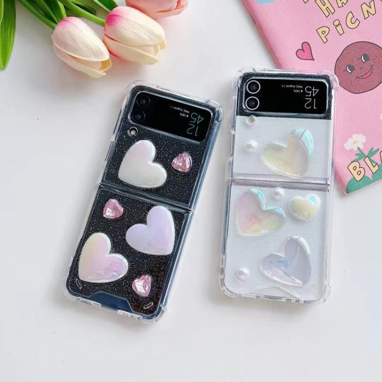 For Samsung Galaxy Z Flip5 Love Epoxy TPU Phone Case(Pink) - free shipping - PMC TechLife - Order now!
