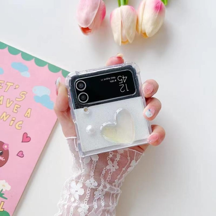 For Samsung Galaxy Z Flip5 Love Epoxy TPU Phone Case(Pink) - free shipping - PMC TechLife - Order now!