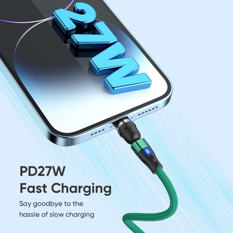 ENKAY PD60W Type-C to Type-C / 8 Pin Magnetic 540 Degrees Rotating Fast Charging Cable, Length:1m(Black) - free shipping - PMC Jewellery - Order now!