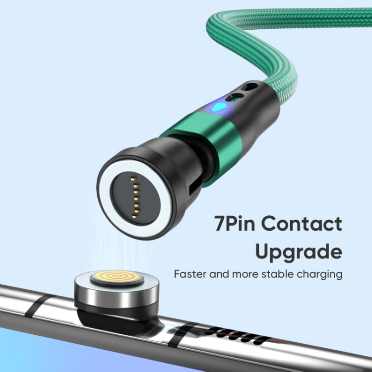 ENKAY PD60W Type-C to Type-C / 8 Pin / Micro USB Magnetic 540 Degrees Rotating Fast Charging Cable, Length:2m(Black) - free shipping - PMC Jewellery - Order now!