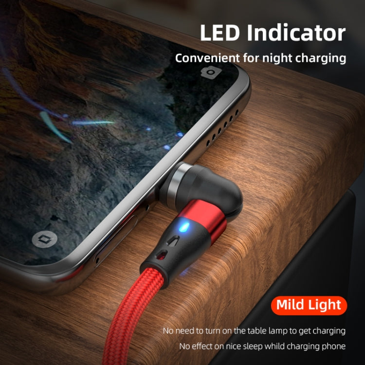 ENKAY 3A USB to Type-C / 8 Pin Magnetic 540 Degrees Rotating Fast Charging Cable, Length:2m(Green) - Charging Cable & Head by ENKAY | Online Shopping South Africa | PMC Jewellery | Buy Now Pay Later Mobicred