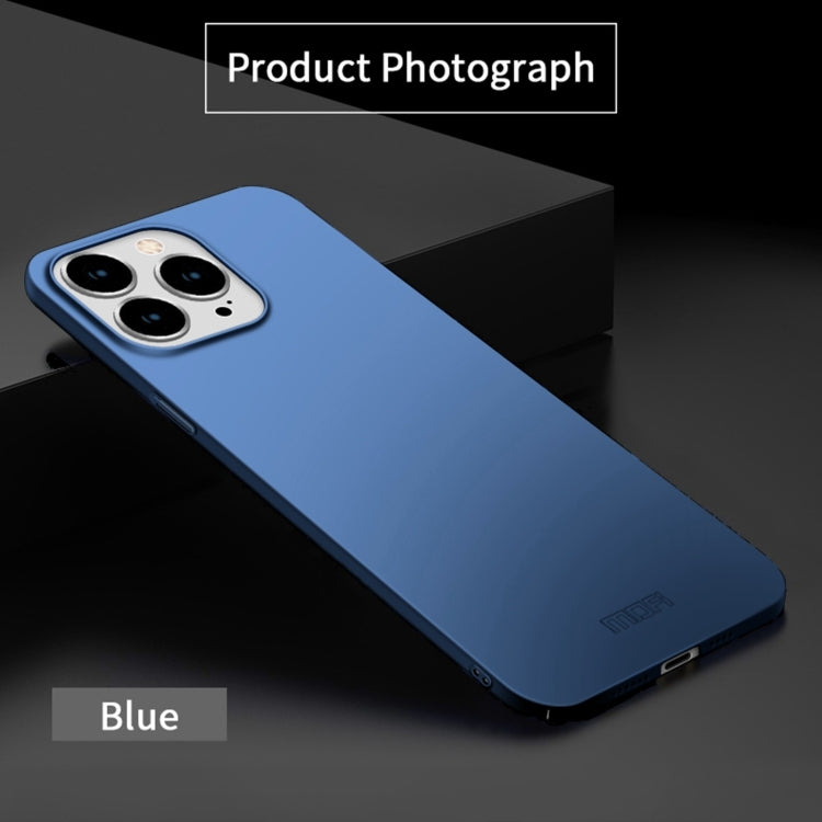 For iPhone 15 Plus MOFI Frosted PC Ultra-thin Hard Phone Case(Blue) - iPhone 15 Plus Cases by MOFI | Online Shopping South Africa | PMC TechLife | Buy Now Pay Later Mobicred