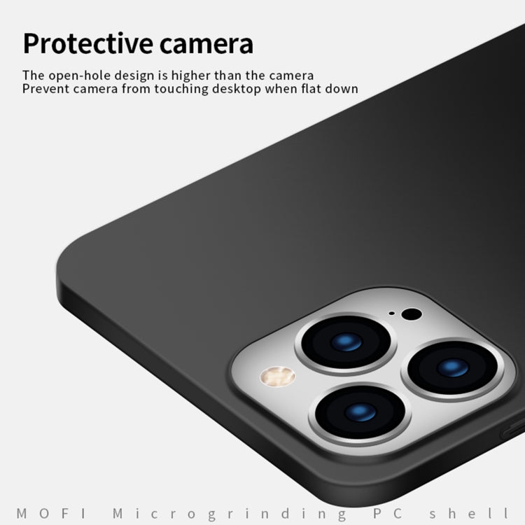 For iPhone 15 Plus MOFI Frosted PC Ultra-thin Hard Phone Case(Gold) - iPhone 15 Plus Cases by MOFI | Online Shopping South Africa | PMC TechLife | Buy Now Pay Later Mobicred