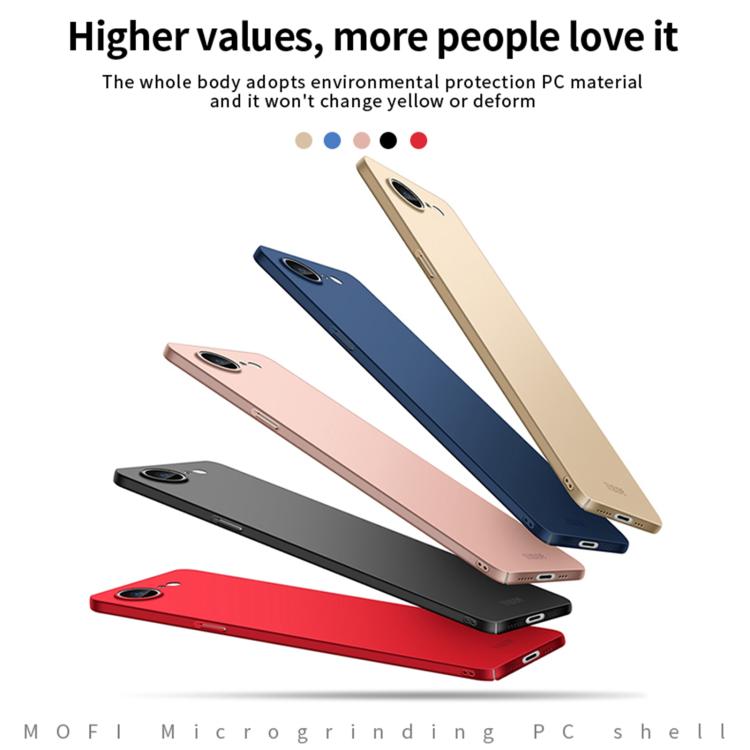 For iPhone SE 2024 MOFI Frosted PC Ultra-thin Hard Phone Case(Blue) - free shipping - PMC TechLife - Order now!