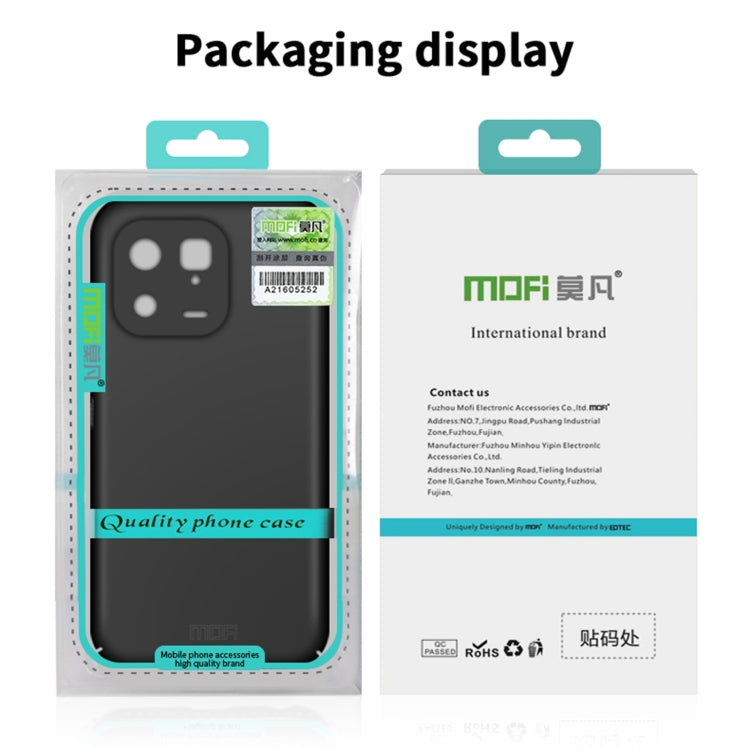 For iPhone 15 Plus MOFI Frosted PC Ultra-thin Hard Phone Case(Red) - iPhone 15 Plus Cases by MOFI | Online Shopping South Africa | PMC TechLife | Buy Now Pay Later Mobicred