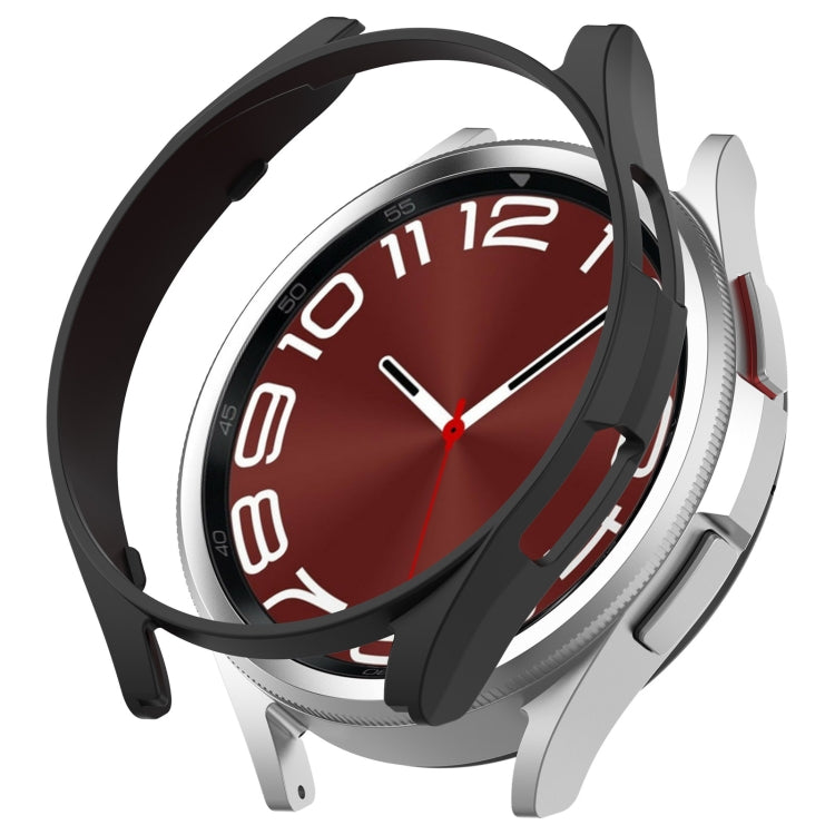 For Samsung Galaxy Watch 6 Classic 43mm Half Coverage Hollow PC Watch Protective Case(Black) - free shipping - PMC TechLife - Order now!