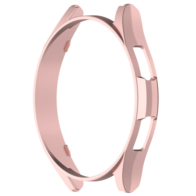 For Samsung Galaxy Watch 6 Classic 43mm Half Coverage Hollow PC Watch Protective Case(Rose Gold) - Watch Cases by PMC TechLife | Online Shopping South Africa | PMC TechLife