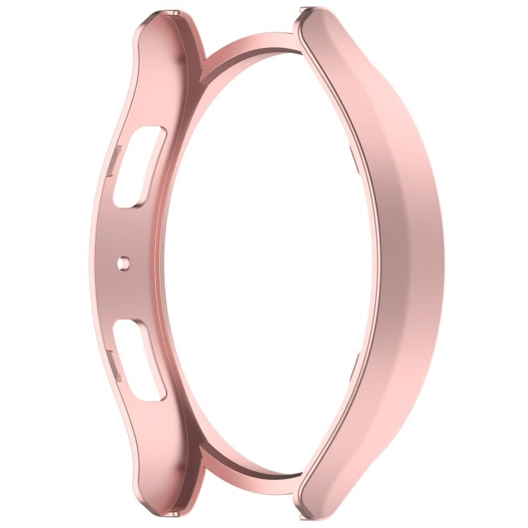 For Samsung Galaxy Watch 6 44mm Half Coverage Hollow PC Watch Protective Case(Rose Gold) - Watch Cases by PMC TechLife | Online Shopping South Africa | PMC TechLife