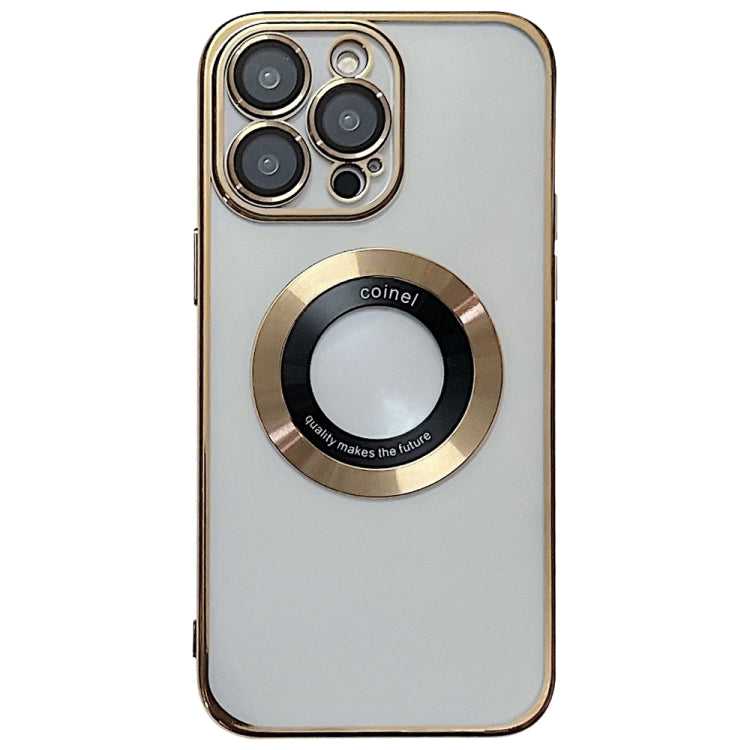 For iPhone 14 Pro Max Magsafe Electroplating TPU Phone Case(Gold) - iPhone 14 Pro Max Cases by PMC Jewellery | Online Shopping South Africa | PMC Jewellery