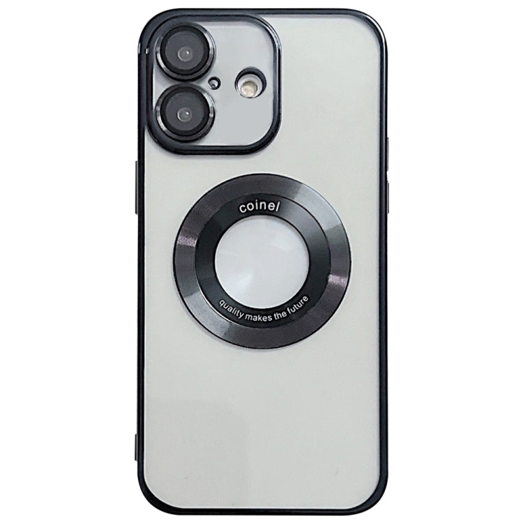 For iPhone 16 Plus Electroplating Magsafe TPU Phone Case(Black) - iPhone 16 Plus Cases by PMC TechLife | Online Shopping South Africa | PMC TechLife | Buy Now Pay Later Mobicred
