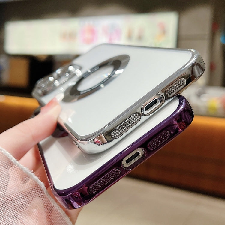 For iPhone 16 Pro Max Electroplating Magsafe TPU Phone Case(Golden) - iPhone 16 Pro Max Cases by PMC TechLife | Online Shopping South Africa | PMC TechLife | Buy Now Pay Later Mobicred
