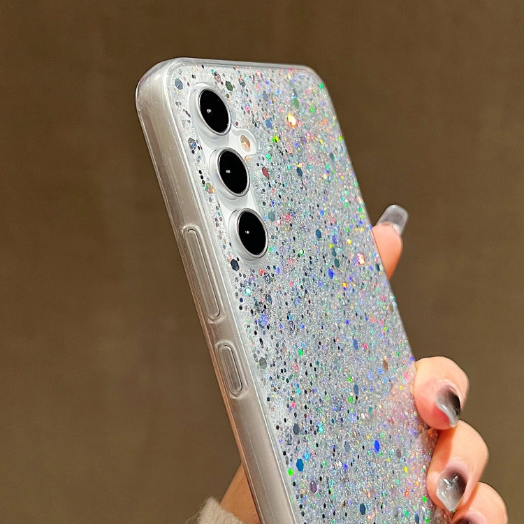 For Samsung Galaxy S24+ 5G Glitter Sequins Epoxy TPU Phone Case(Gold) - Galaxy S24+ 5G Cases by PMC TechLife | Online Shopping South Africa | PMC TechLife