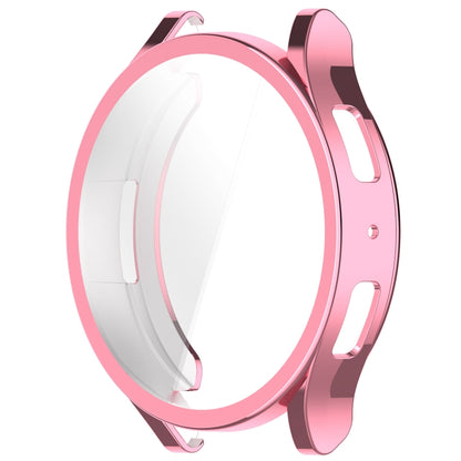 For Samsung Galaxy Watch6 40mm Full Coverage TPU Electroplated Watch Protective Case(Pink) - Watch Cases by PMC Jewellery | Online Shopping South Africa | PMC Jewellery