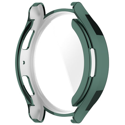 For Samsung Galaxy Watch6 40mm Full Coverage TPU Electroplated Watch Protective Case(Green) - Watch Cases by PMC Jewellery | Online Shopping South Africa | PMC Jewellery